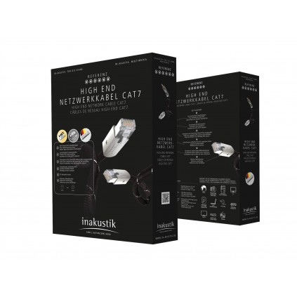 Nettverkskabel CAT7 3m - Reference - Inakustik