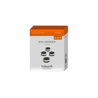 Små dempeføtter 4 stk - Star - Inakustik