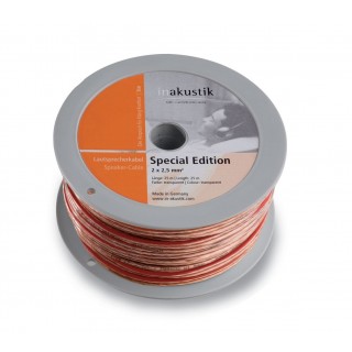 2,5 mm2 høyttalerkabel - 25 meter rull - Inakustik