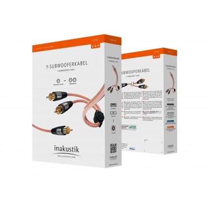 Y-subwooferkabel - Star - Inakustik