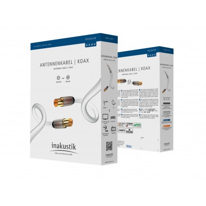 Antennekabel coax 100 dB - Premium - Inakustik