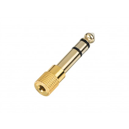 Hodetelefonovergang / adapter / plugg 3,5 mm - 6,3 mm Inakustik