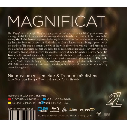 Magnificat - Nidarosdomens Jentekor, TrondheimSolistene (Blu-ray + Hybrid SACD)
