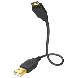 USB-kabel (A-B micro) - Premium - Inakustik