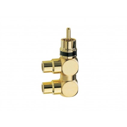 RCA-RCA Y-splitt adapter 2pk - Inakustik