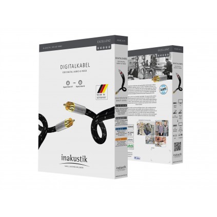 Digital coax-kabel RCA 75 ohm - Excellence - Inakustik