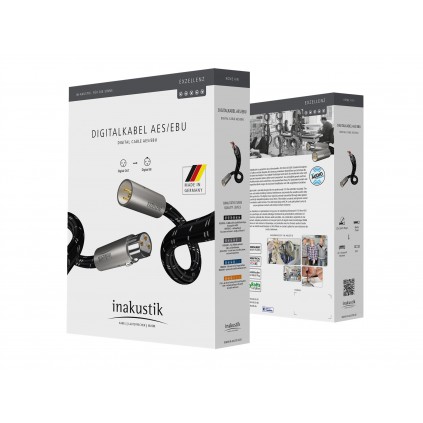 XLR-kabel digital AES/EBU 110 ohm - Excellence - Inakustik