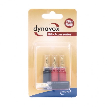 Dynavox 4pk bananplugger