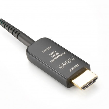Inakustik optisk MPO HDMI-kabel - 10K, HDMI 2.1b, 48 Gbps