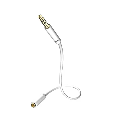 Minijack forlengeleskabel (3,5 mm M-F) - Premium - Inakustik