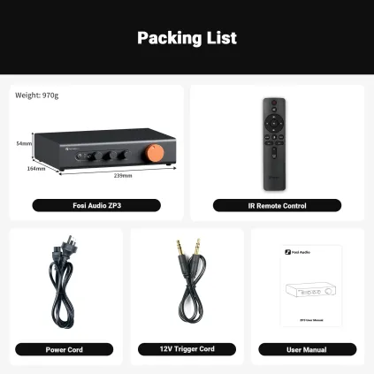 Fosi ZP3 forforsterker