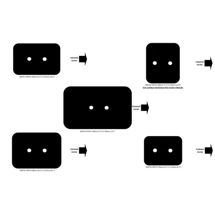 Topplater for Atacama Nexxus/Moseco - 2 pk