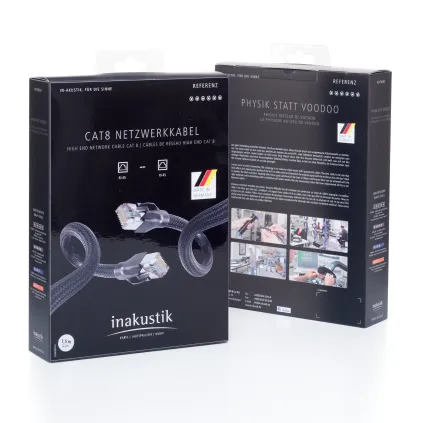 Nettverkskabel CAT8.1 - Reference - Inakustik