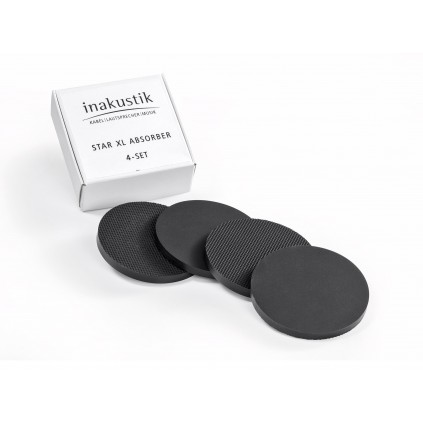 XL dempeføtter 4 stk - Star - Inakustik