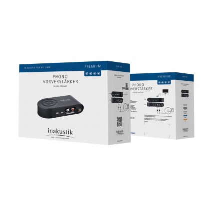 Platespillerforsterker med USB - Premium - Inakustik