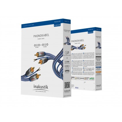 Phonokabel / platespillerkabel - Premium - Inakustik