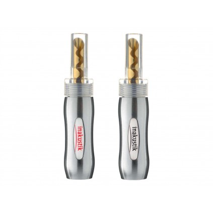 Bananplugg metall 4pk - Excellence - Inakustik