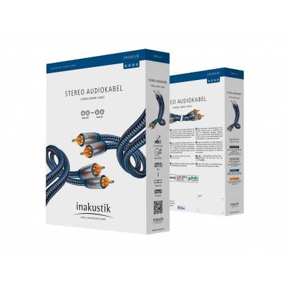 RCA-kabel stereo analog - Premium - Inakustik